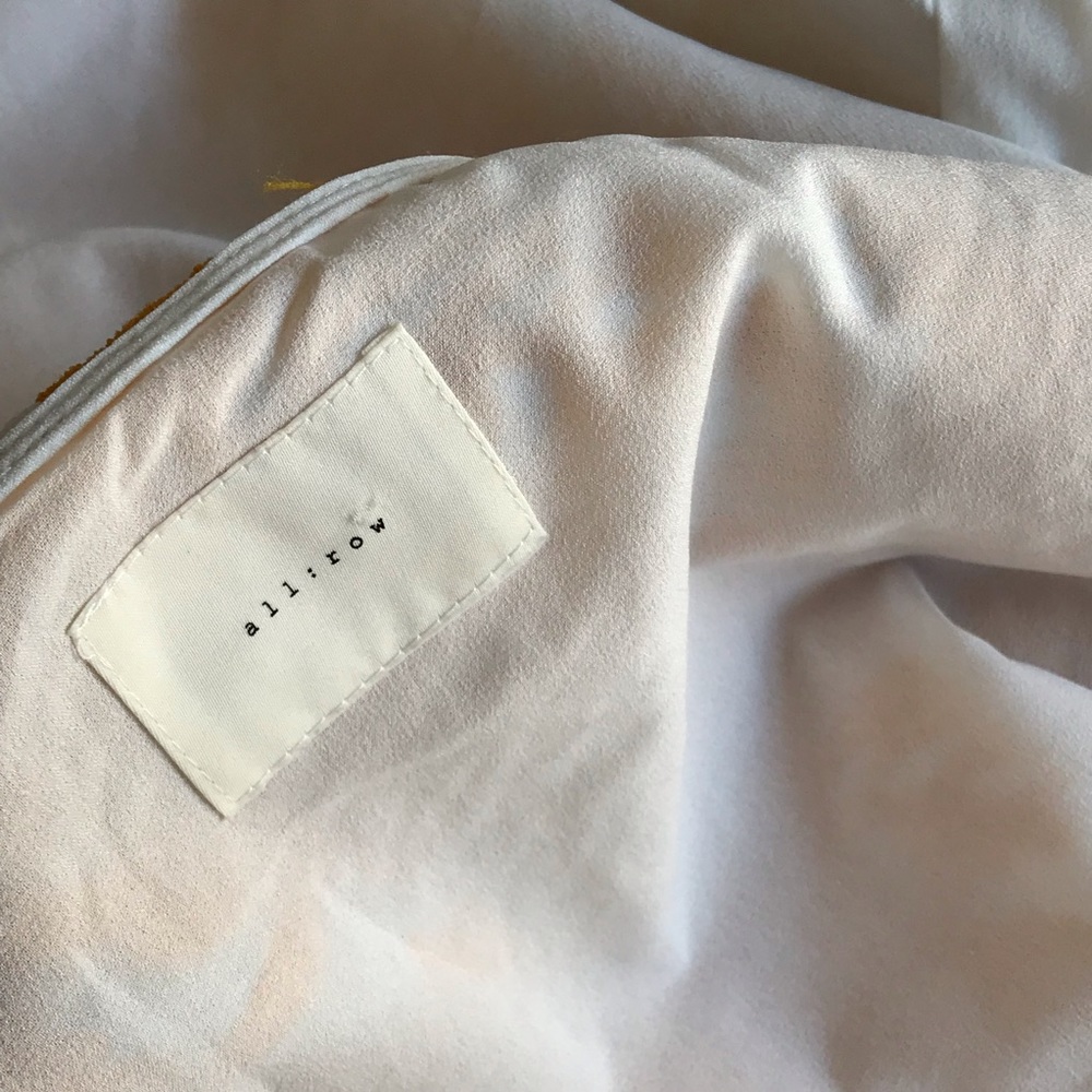 All:Row yellow floral embroidered tunic shift dress - Picture 4 of 4